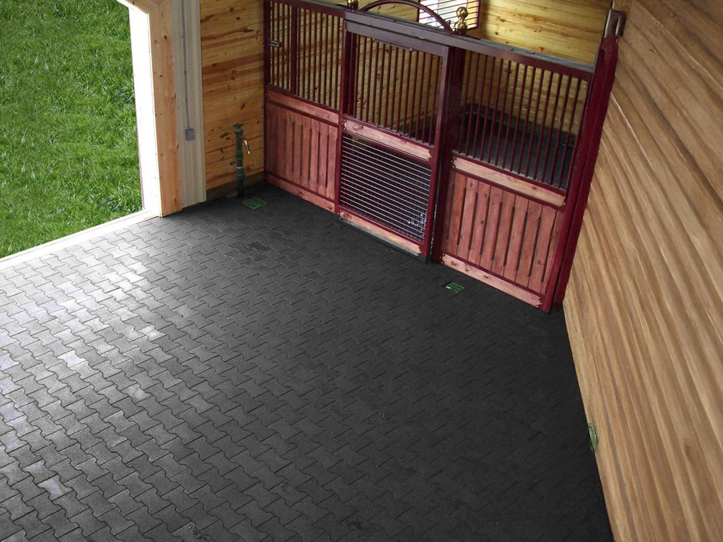 I-Tiles installed in an outdoor setting